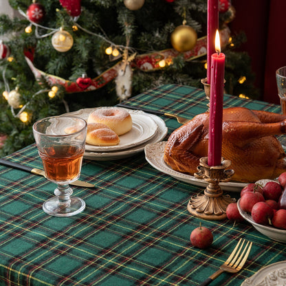 Skorter | Christmas Party Traditional Scottish Check Pattern Tablecloth