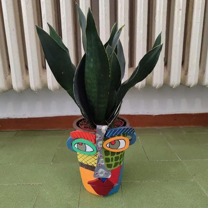 Skorter | Abstract Face Flower Pot