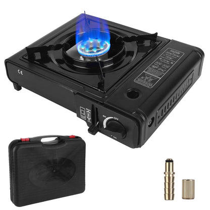 Skorter | 3300W Portable Camping Stove Butane Cartridge Double Burner
