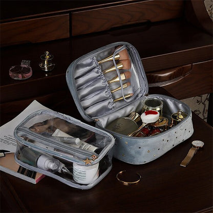 Skorter | Large capacity velvet cosmetic bag + wash bag