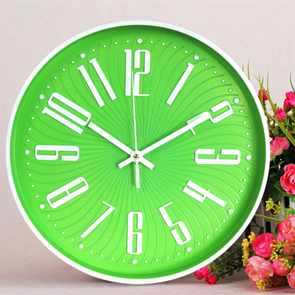 Skorter | Tyst klassrumsklocka med stor bokstav 30 cm batteridriven