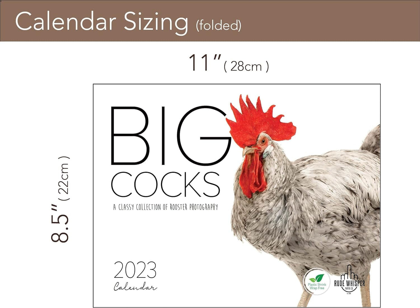 skorter | Big Cocks 2024 Wall Calendar - An Elegant Collection of Rooster Photos