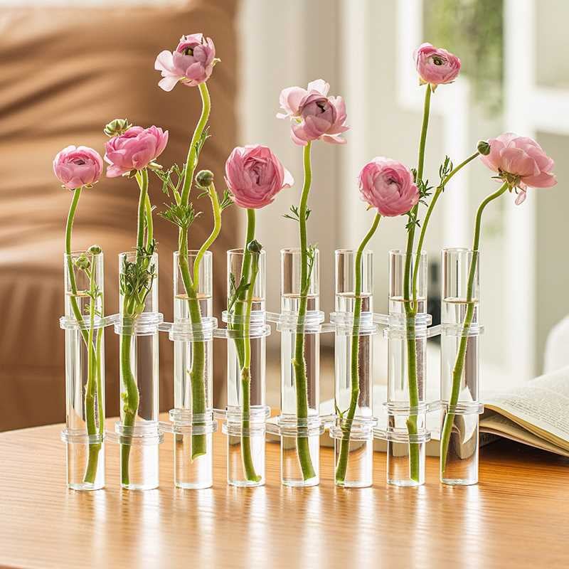 Skorter | Flexible Flower Vases with Hinges | Modern Glass Tube Vase
