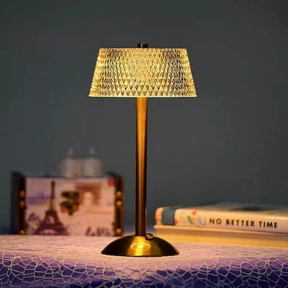 Skorter | GlowFusion - Crystal Wireless Table Lamp