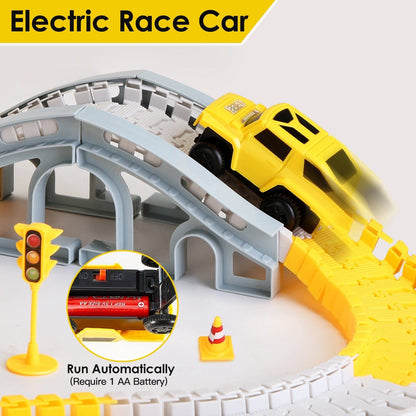 Skorter | 340-pieces: Construction Race Track Toy Set