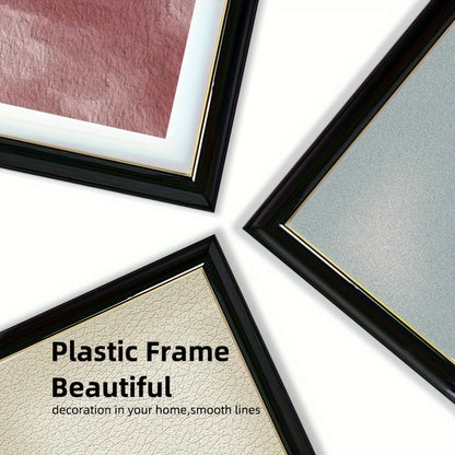 Skorter | 1 pc Photo frame - Photo frame for Wall and Table decoration, Perfect for Art, Birthdays and Home decoration, Black, Elongated