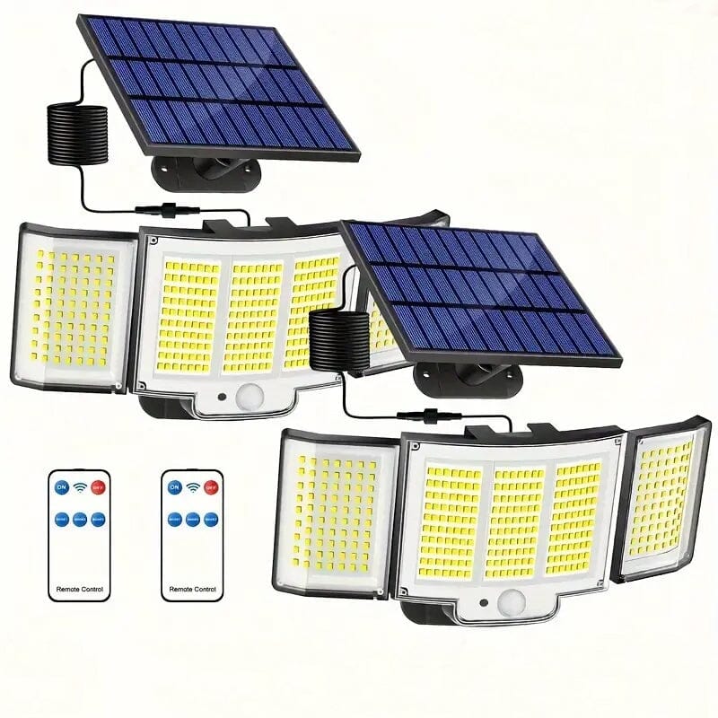 Skorter | 348 LED Motion Sensor Solar Light Outdoor with Remote Control