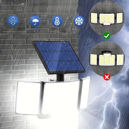 Skorter | 348 LED Motion Sensor Solar Light Outdoor with Remote Control