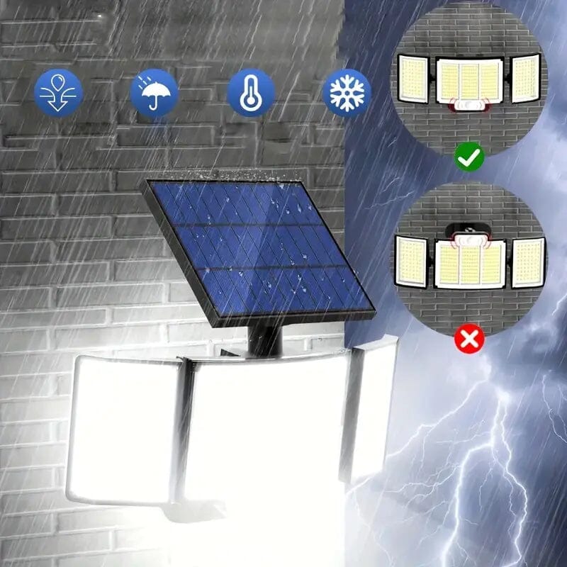 Skorter | 348 LED Motion Sensor Solar Light Outdoor with Remote Control