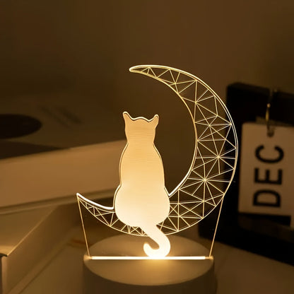 Skorter | MoonLamp - 3D Cat USB Table Lamp