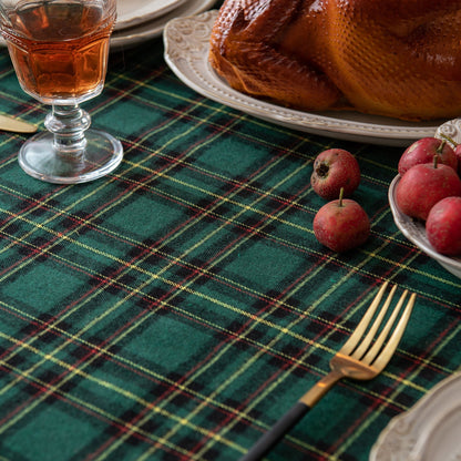 Skorter | Christmas Party Traditional Scottish Check Pattern Tablecloth