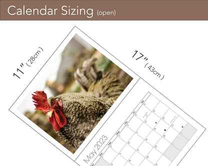 skorter | Big Cocks 2024 Wall Calendar - An Elegant Collection of Rooster Photos
