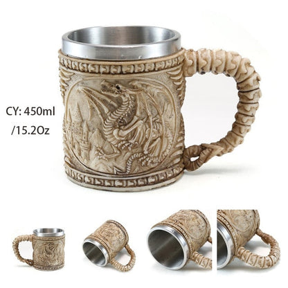 Skorter | Fantasy Adventure Resin / Stainless Steel Mug