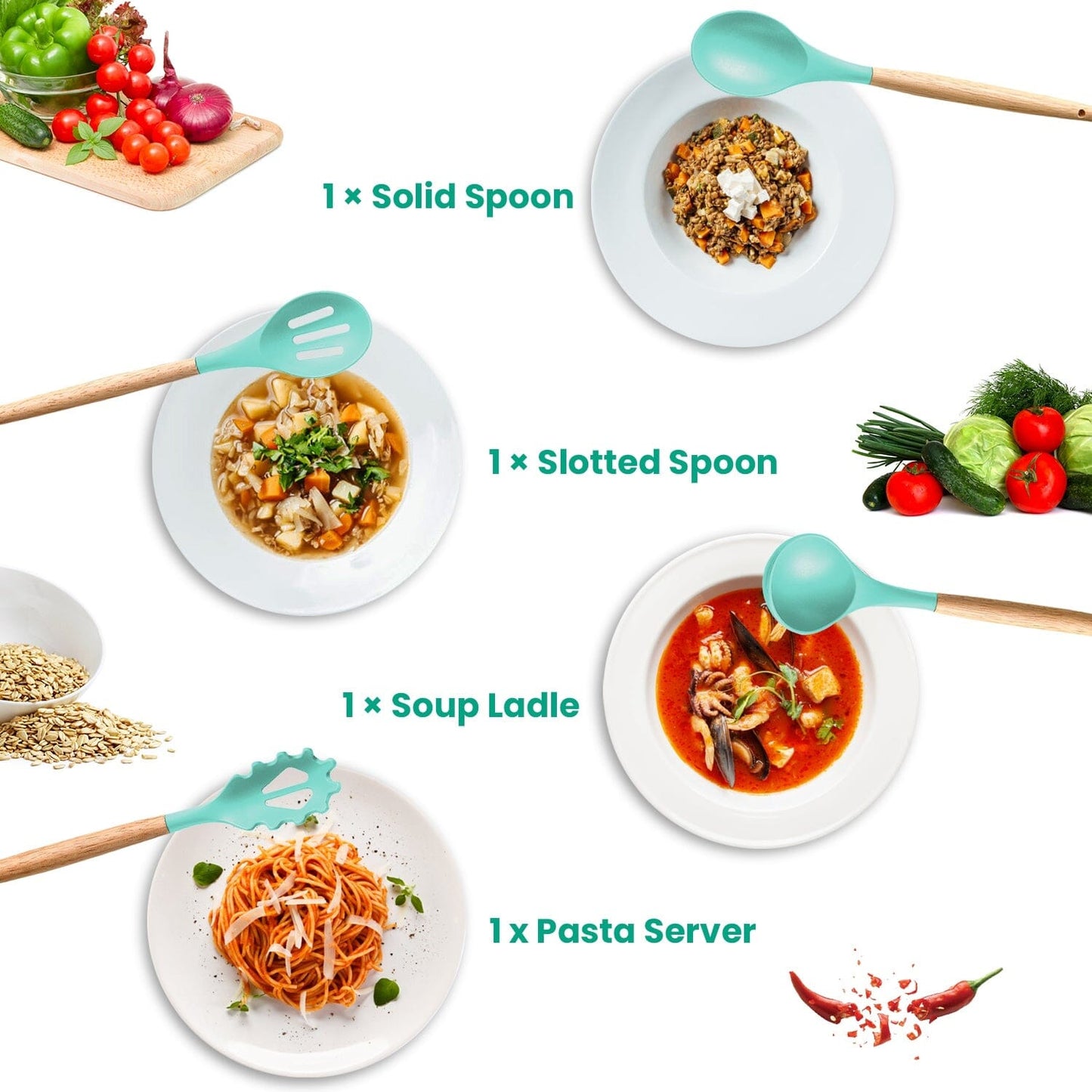 Skorter | 35-pieces: Kitchen Cookware Set