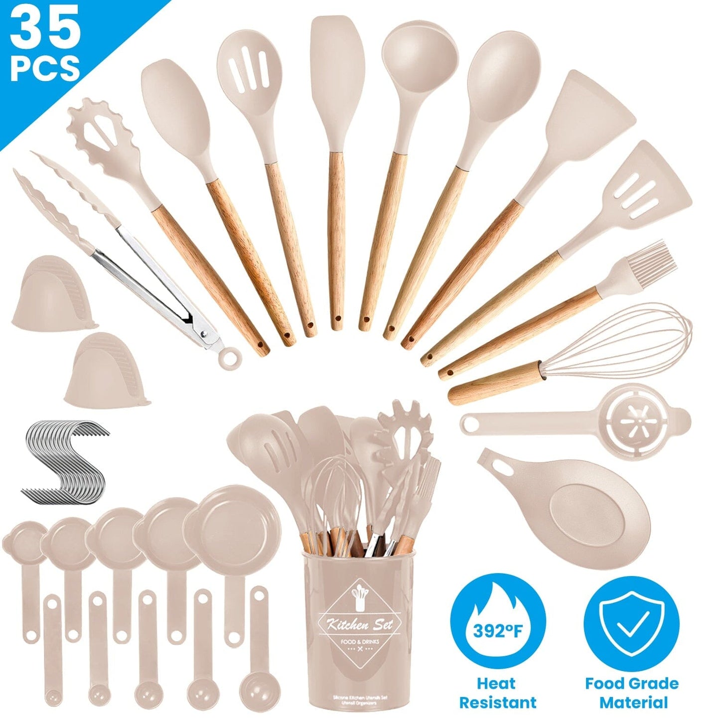 Skorter | 35-pieces: Kitchen Cookware Set