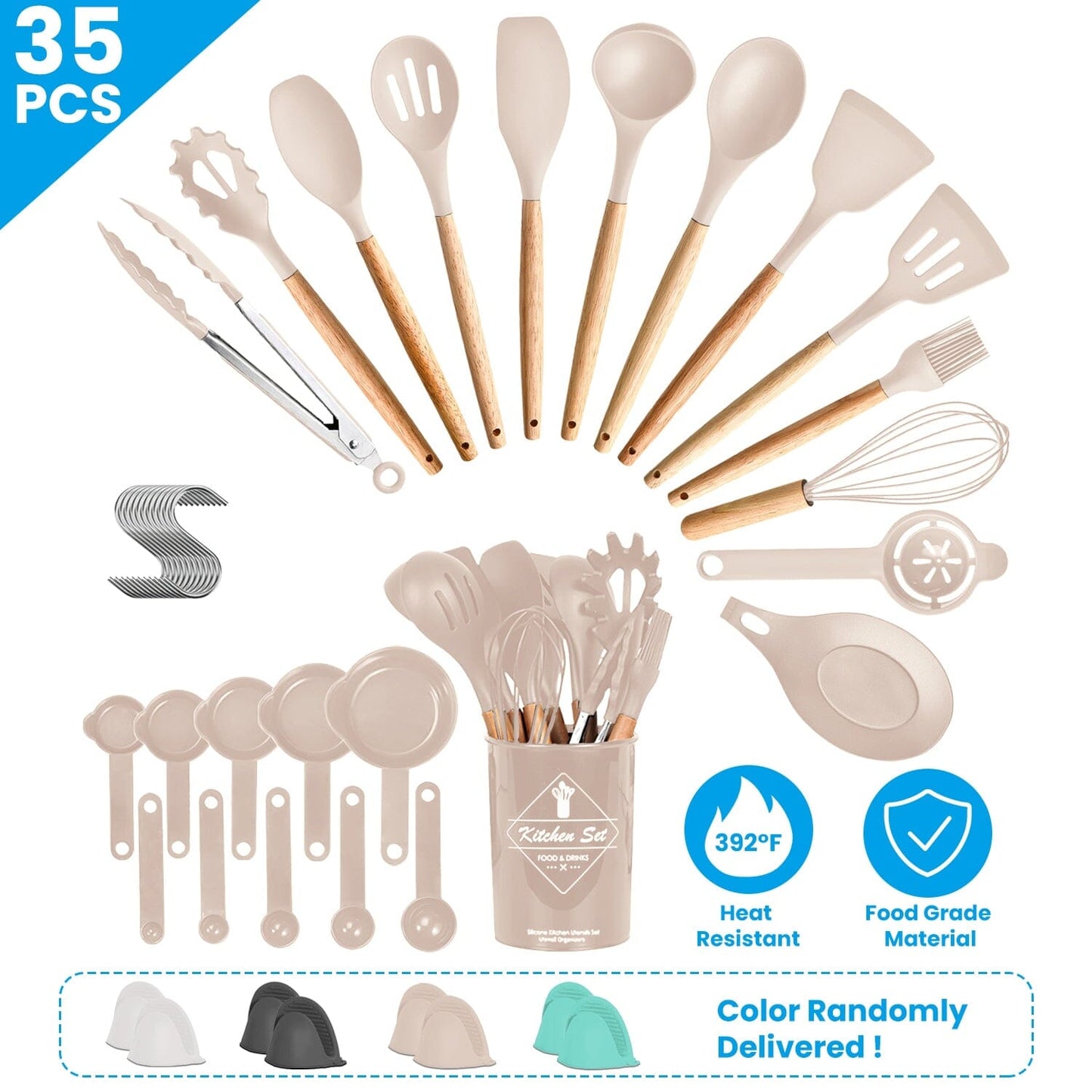 Skorter | 35-pieces: Kitchen Cookware Set