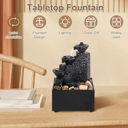 Skorter | RuheMoment LED Fountain – Soothing Atmosphere in Modern Form