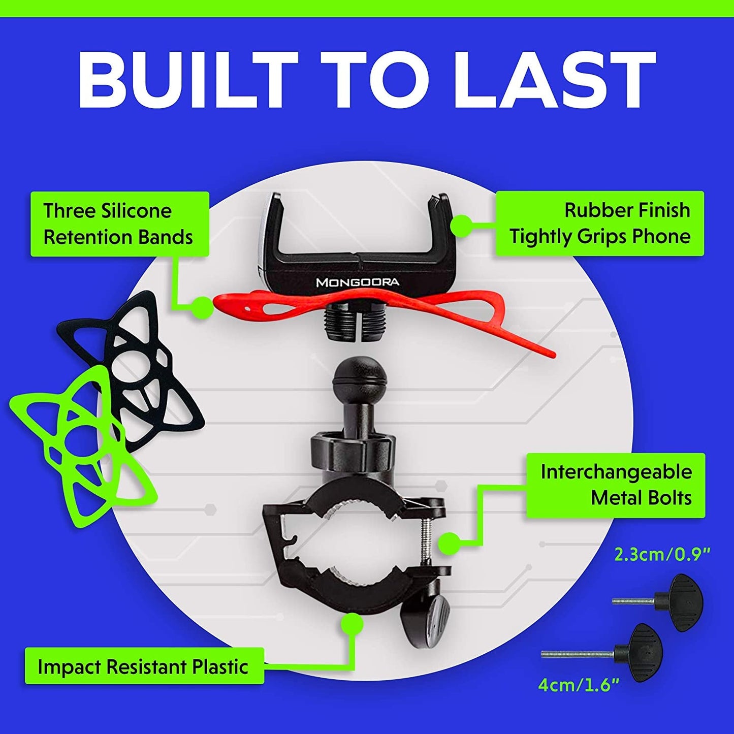 Skorter | Bike and motorcycle mount for phone - 3 bands