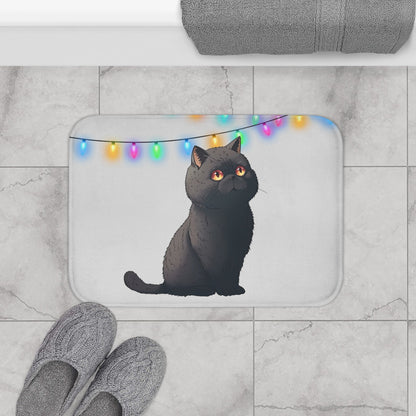 Skorter | Black Cat Bath Mat