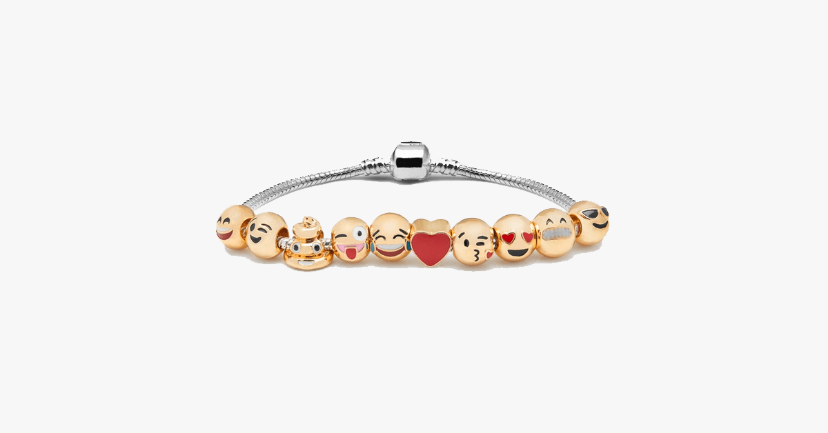 Skorter | Emoticon Bracelet - Expressive Charm Bracelet for Your Quirky Look