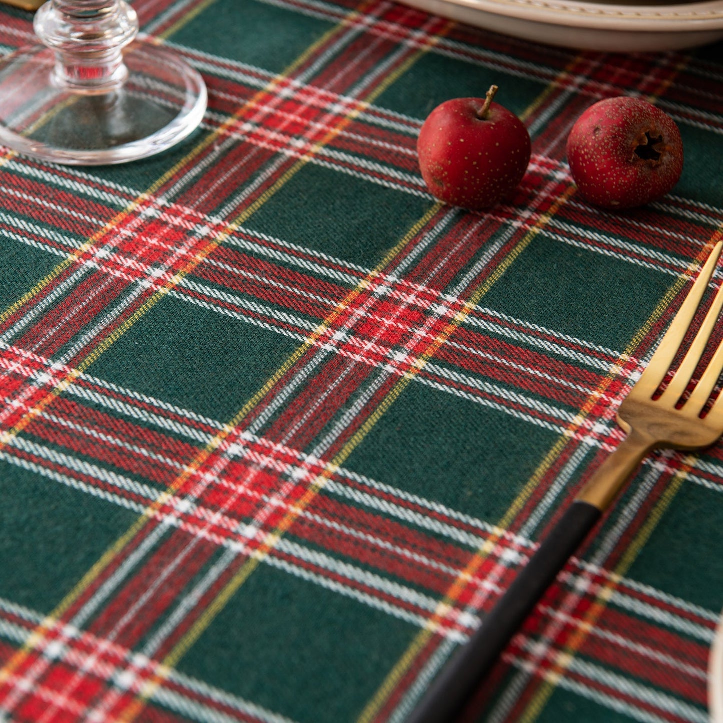 Skorter | Christmas Party Traditional Scottish Check Pattern Tablecloth