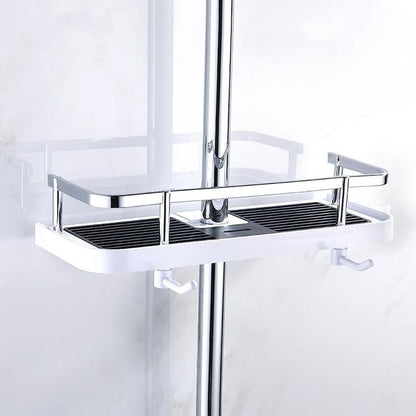 Skorter | Bathroom Rod Shower Shelf Holder