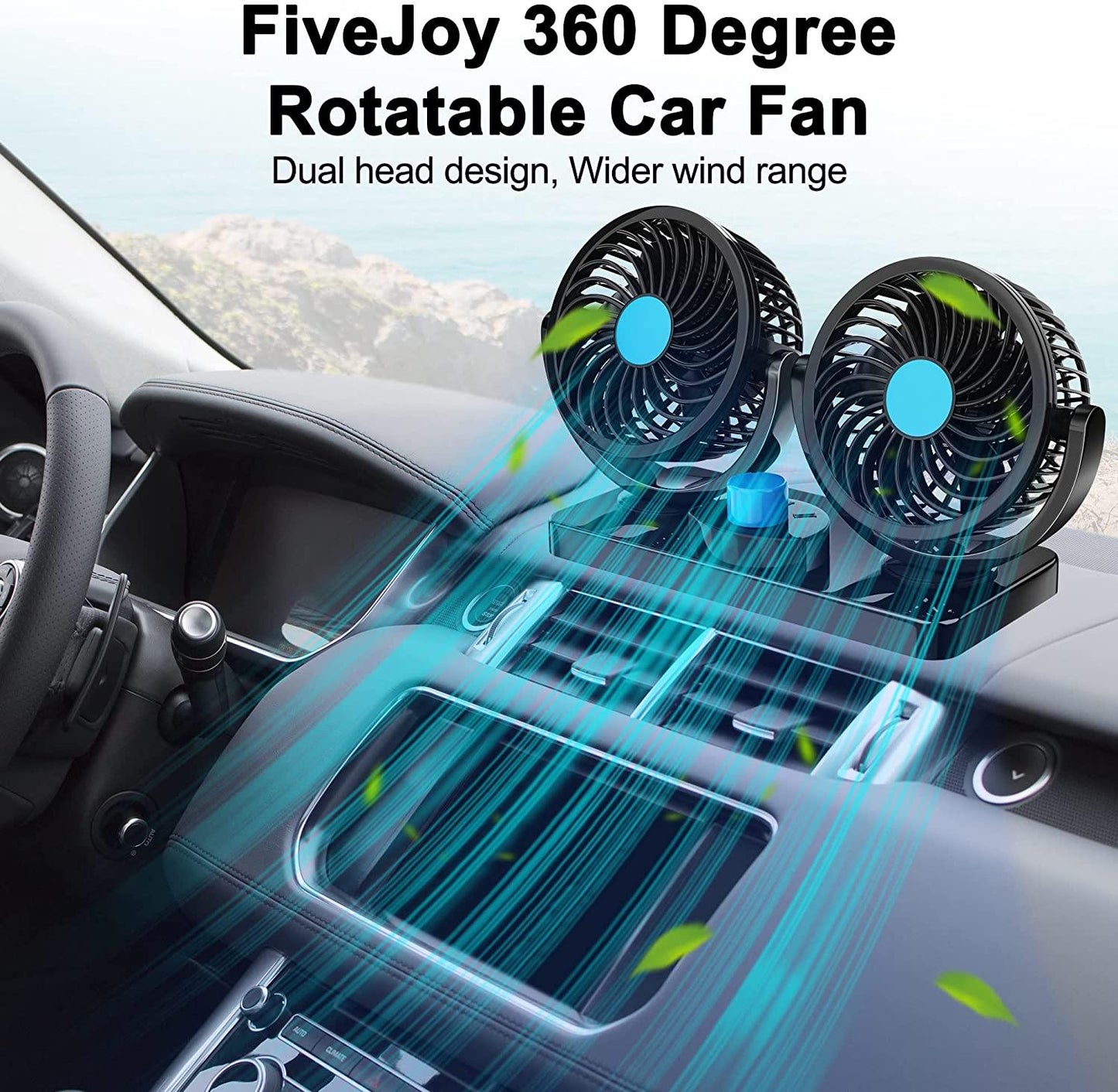 Skorter | 360 Degree Rotatable Car Fan