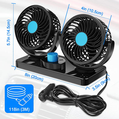 Skorter | 360 Degree Rotatable Car Fan