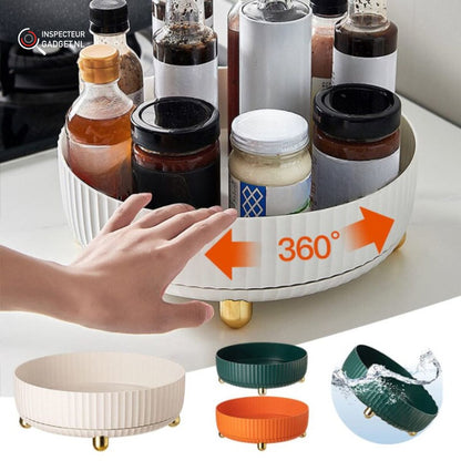 Skorter | 360° Rotary Organizer – Space-Saving Turntable Storage for Kitchen, Bathroom, Office, and Pantry