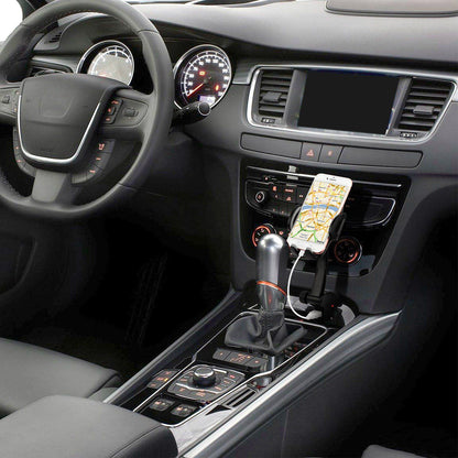 Skorter | 360° Dual USB Smartphone Mount Car Charger