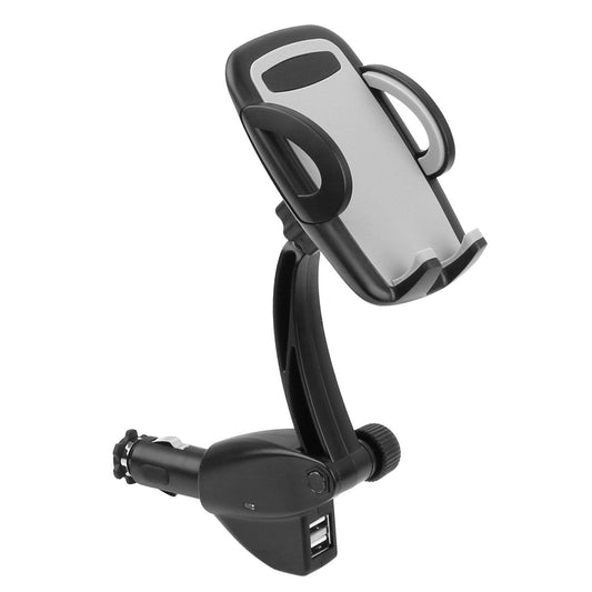 Skorter | 360° Dual USB Smartphone Mount Car Charger