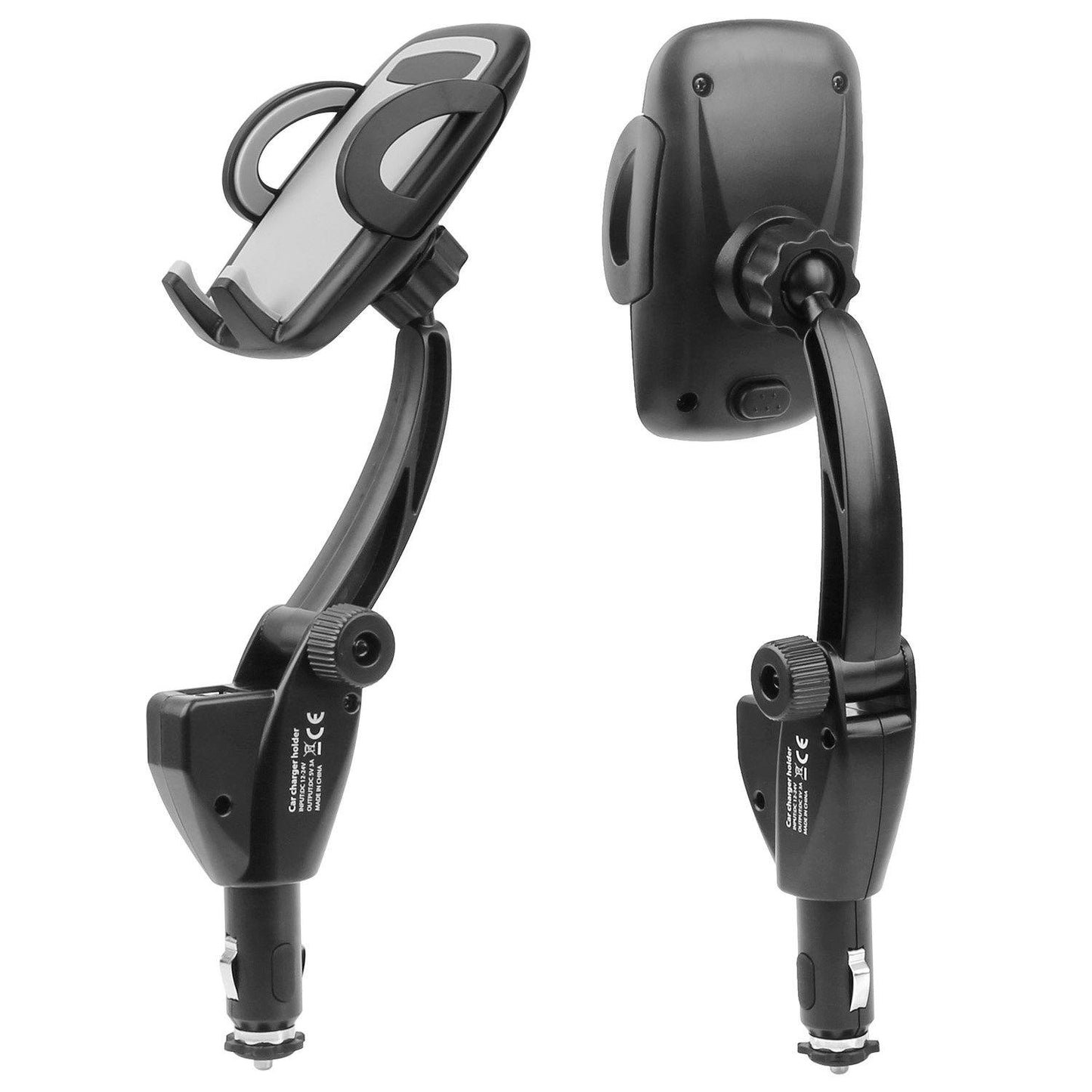 Skorter | 360° Dual USB Smartphone Mount Car Charger