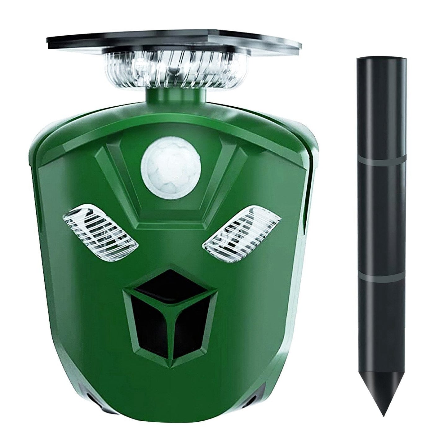 Skorter | 360° Electric Solar Powered Ultrasonic Repeller with Motion Sensor LED Flashlight