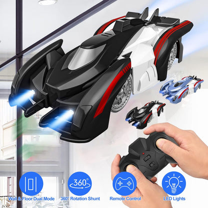 Skorter | 360° Rotating Electric Wall-Climbing Remote Control Car with Dual Mode