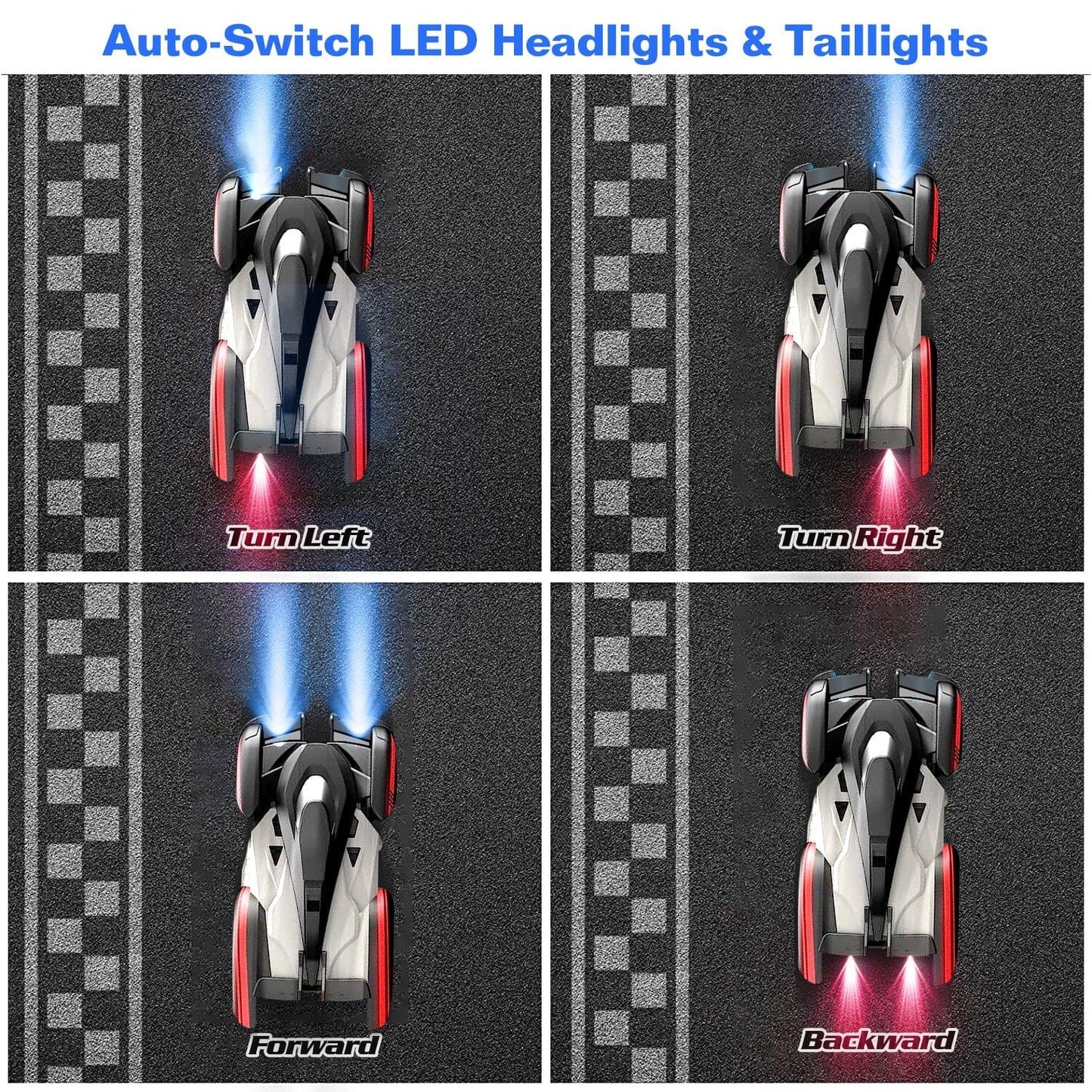 Skorter | 360° Rotating Electric Wall-Climbing Remote Control Car with Dual Mode