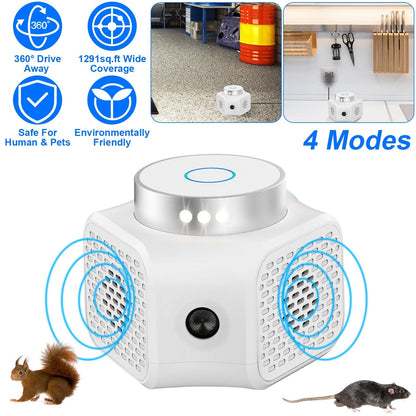 Skorter | 360° Ultrasonic Pest Control Electronic Socket Mouse Control