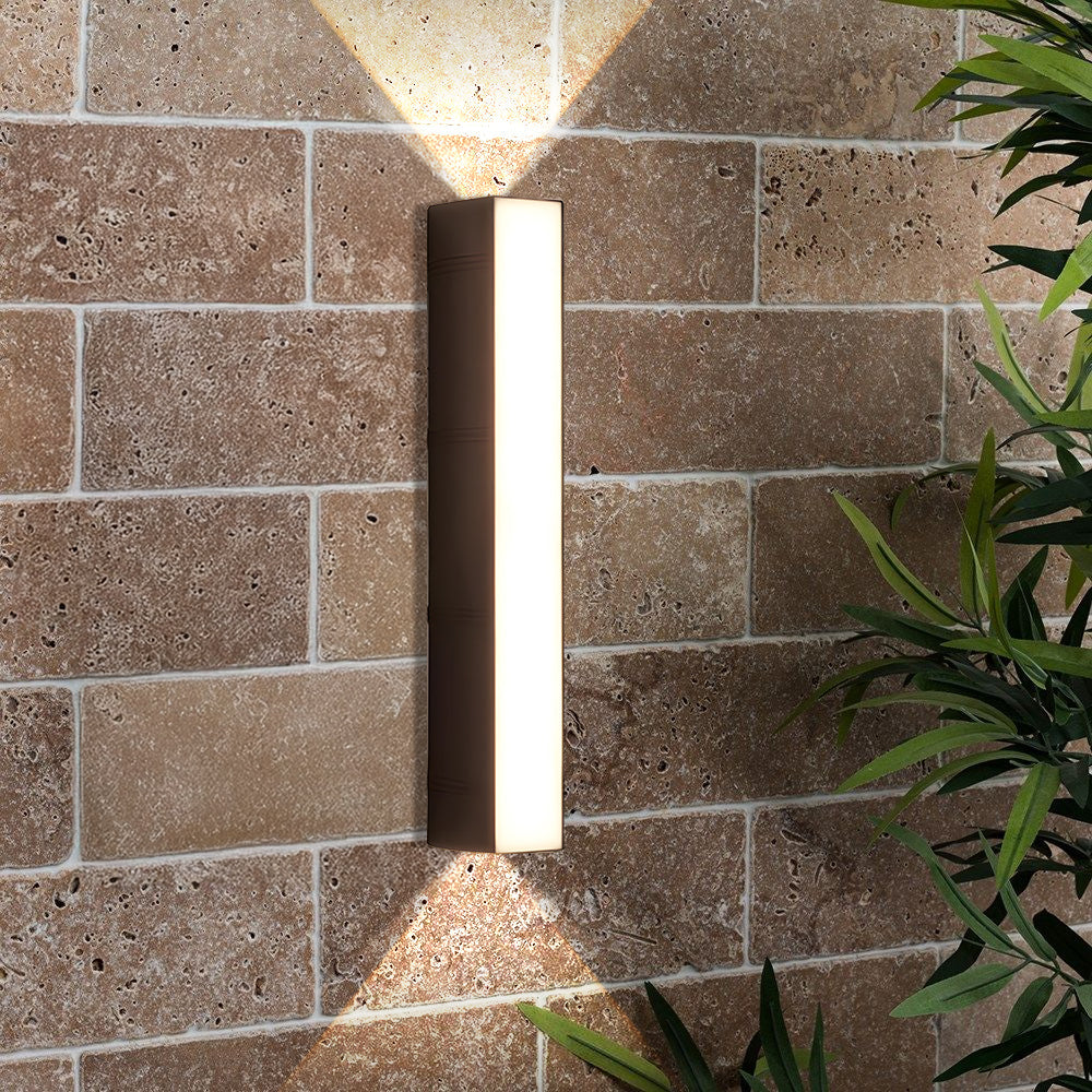 Skorter | Ultra-Bright Outdoor LED Wall Light – Modern Waterproof Up & Down Design for Garden, Patio & Entryways