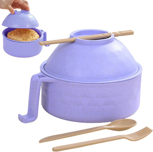 skorter | 1200 Ml Microwave Noodle Bowls With Strainer