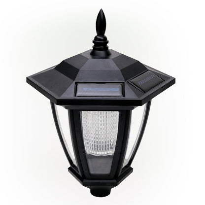 Skorter | Solar Black 3-function LED lamp - Stake, wall lamp or hanging, 30 inches high