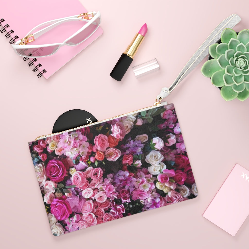 Skorter | Bouquet Design Vegan Zipped Clutch Bag