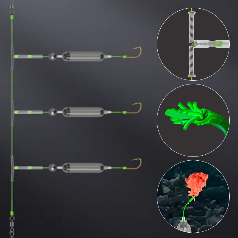 Skorter | 3 hooks Anti-drift bottom fishing rig