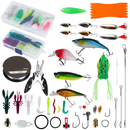 Skorter | 383-pieces: Fishing Lure Equipment Box