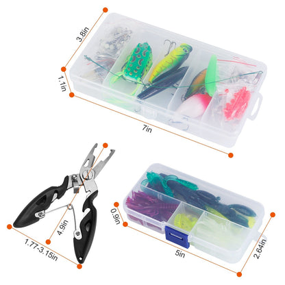 Skorter | 383-pieces: Fishing Lure Equipment Box