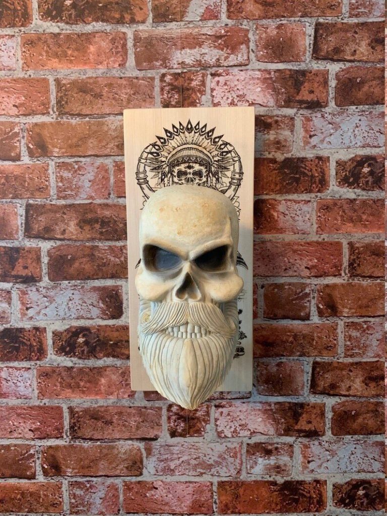 Skorter | Bearded Skull – Eagle Skull & Cross