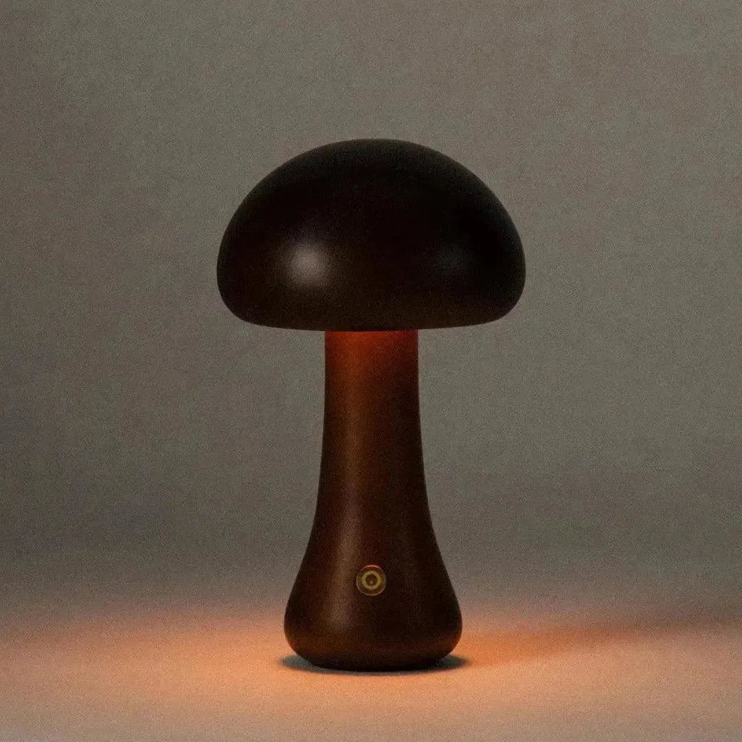 Skorter | Timber Mushie Lamp | Walnut | Regular