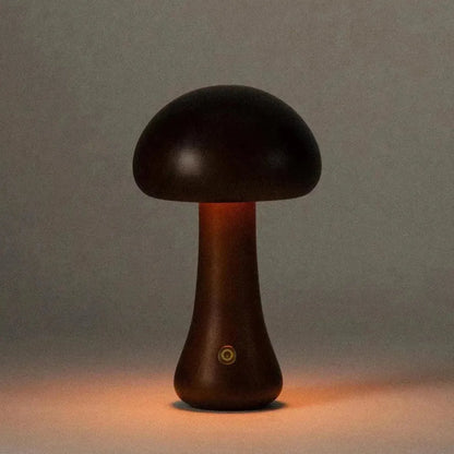 Skorter | Timber Mushie Lamp | Walnut | Regular