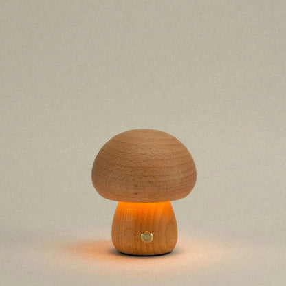 Skorter | Timber Mushie Lamp | Beech | Small