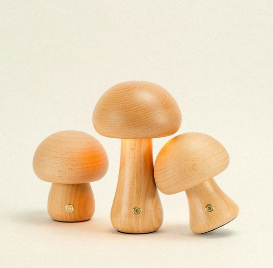 Skorter | Timber Mushie Lamp | Beech | Regular