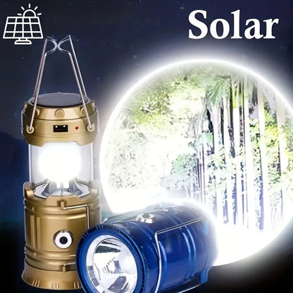 Skorter | Solar Camping Lamp with USB Charging – Portable LED Lantern for Outdoor Activities and Emergencies