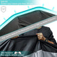Skørter | XXL Motorcycle Cover Outdoor Waterproof, All-Year Motorcycle Sun Dust Cover - Black and Silver